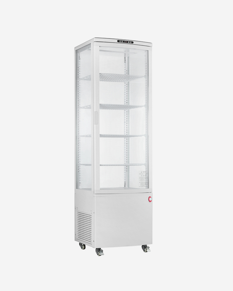 Four Sides Glasses Display Cooler